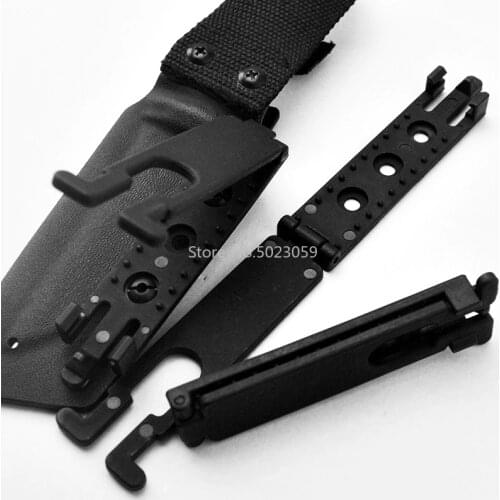 1Piece MOLLE-LOK Scabbard K Sheath Waist Clip System Scabbard Back Clip KYDEX Scabbard Carrying Clip K Sheath MOLLE Buckle