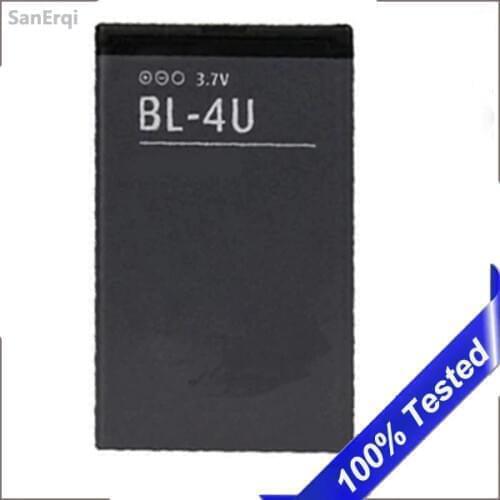 10pcs BL-4U Battery For Nokia 8800 206 515 5250 5330 BL 4U XpressMusic Arte E75 5730 C5-03 E66 Asha 300 500