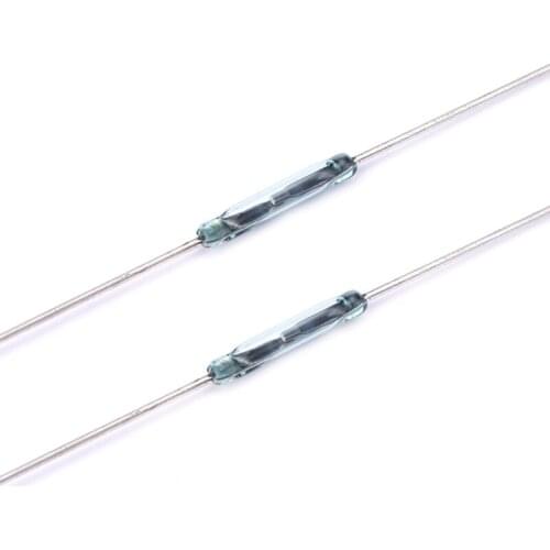 Free shipping 100pc original Reed Switch Sensor RI-02 1.8*10mm Normally Open NO Magnetic Reed Switchs 1.8*10mm For DIY