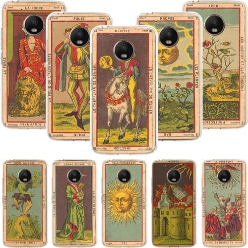 Tarot Cards Reading Art Phone Case For Motorola Moto G9 G8 G7 G6 G5 E6 E5 E4 Plus Play Power One Action Macro Coque Cover Capa