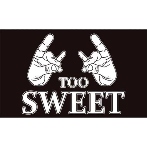 To sweet logo Flag 3*5 ft 90*150 cm 100 d polyester Flying