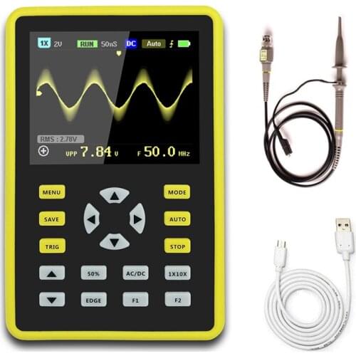 FNIRSI-5012H 2.4-inch Screen Digital Oscilloscope 500MS/s Sampling Rate 100MHz Analog Bandwidth Support Waveform Storage