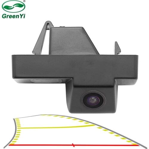 HD 4089T Vehicle Dynamic Trajectory Parking Line Car Rear View Reverse Backup Camera For Toyota Land Cruiser 100 Prado 120