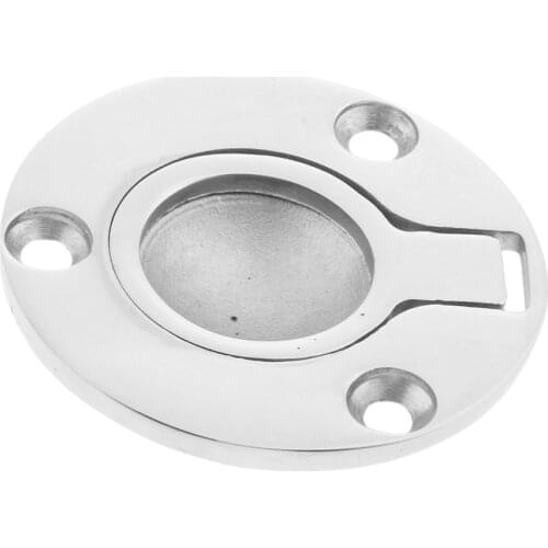 316 Stainless Steel Flush Pull Lift Handle Ring for Boat Caravan