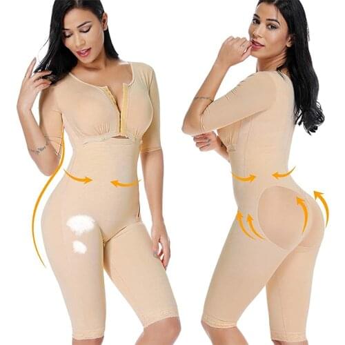 Bodysuit Body Shaper Post Surgery Seamless Fajas Compression Garment Full Shapewear Tummy Control Waist Trainer Corset For Women