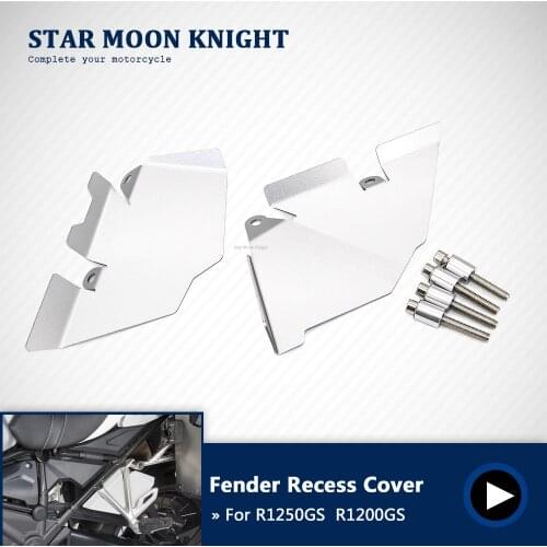 Motorcycle Rear Mudguard Recess Cover Rear Seat Foot Foot Pedal Mudguard Fender Recess Cover For R1250GS R1200GS LC ADV 13-19