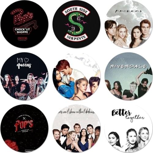 Riverdale South Side Serpents Icons Pins Badge Decoration Brooches Metal Badges For Clothes Backpack Decoration