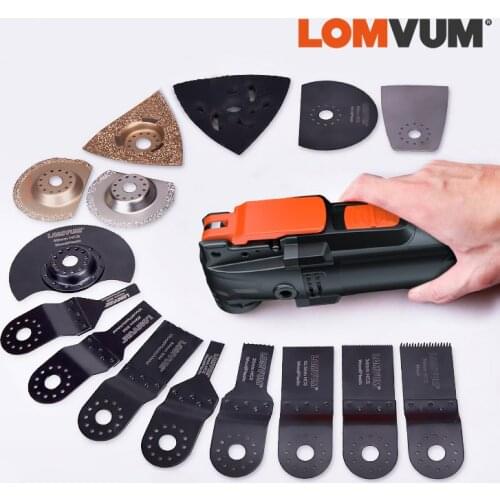 LOMVUM Multi-Function Electric Cutter Trimmer Saw Renovator Woodworking Oscillating Tools 300w Multimaster
