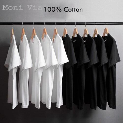 2021 Brand New Mens 100% Cotton T-shirt Short Sleeve Pure Color Shirts For Men Summer Casual Comfortable Tops Male Clothing