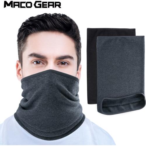 Flecce Bandana Warmer Neck Gaiter Cover Thermal Half Face Scarf Snowboard Cycling Ski Hunting Hiking Tube Mask Men Women Winter