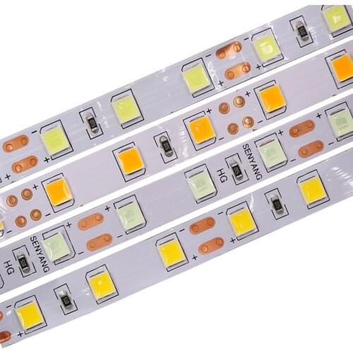 SMD 5054 LED Strip light 5m 60Led/m 12V Cold White/Warm Flexible PCB led Tape Backlight Decoration lamp,brigter than 5050