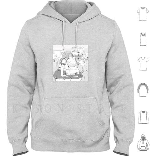 Super Sexy And Pretty Big Tits Anime Girls Hoodie long sleeve Anime Manga Hentai Lewd Boobs Ass Tits Sexy Japan