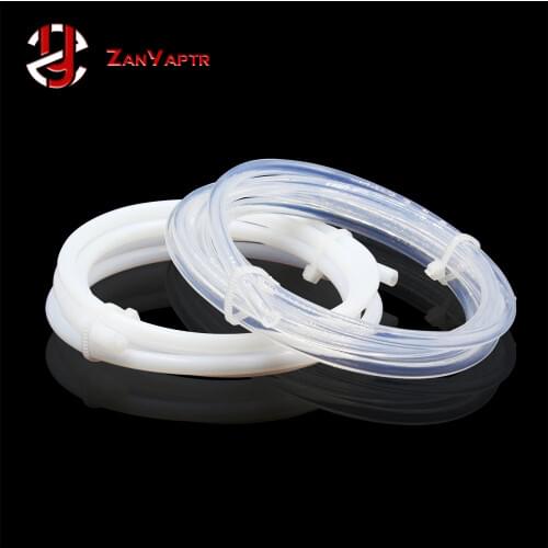 ID 2mm 3mm OD 4mm 1M PTFE Tube Clear PiPe to J-head hotend Bowden Extruder Throat For filament 1.75/3.0mm