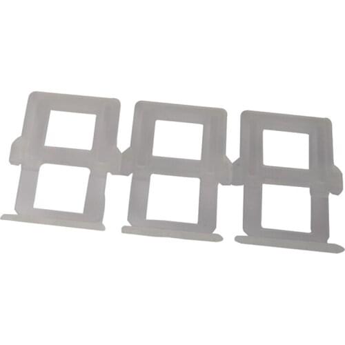 1mm 100pcs clips Tile Leveling System Spacer Accessories Leveler Tools