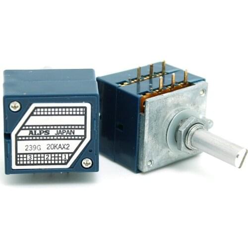 5piece ALPS A500K RK27 Dual Volume Potentiometer