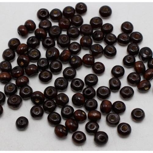 500 Brown 8mm Round Wood Beads~Wooden beads