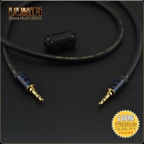 Hifi 3.5mm To 3.5mm Jack Stereo TRS(male) AUX HIFI Audio Cable 0.5M / 1M / 2M / 3M / 5M U109