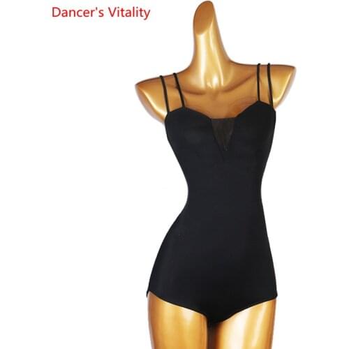 Latin dance Body Suit Sling Onesies National Standard Dancing Practice Clothes High-End Custom Child Woman Performance Clothing