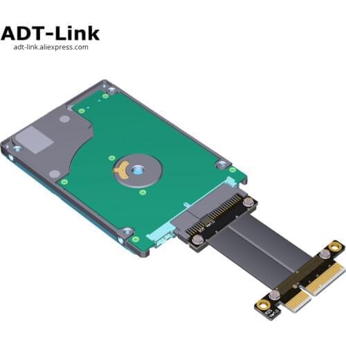 PCI-E 3.0 x4 To U.2 NVMe SSD SFF-8639 NVMe U2 PCIe Extension Cable Riser Adapter High-speed Transmission 32G/bps