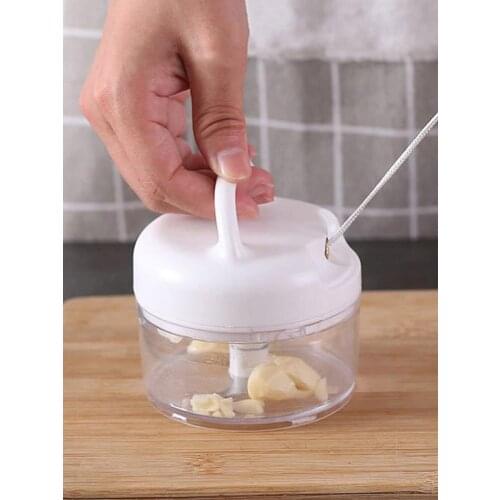 Manual Garlic Masher Handheld Mini Cutter Fruit Vegetable Food Chopper Grinder Multi-function Portable Kitchen Gadgets 2021 New