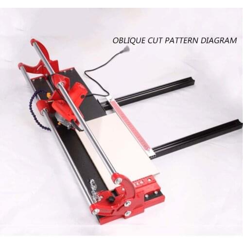 800/1000/1200mm Multifunctional Desktop 45 Degree Chamfering Machine 220V/1200W electric Stone Tile Hand Push Cutter