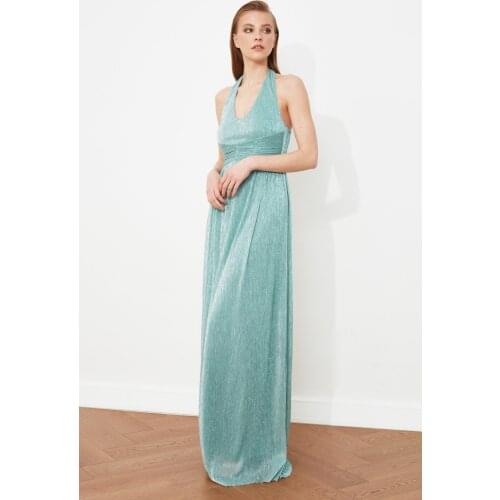 Trendyol Luminous Corsage Detail Evening Dress & Prom Gown TPRSS20AE0076