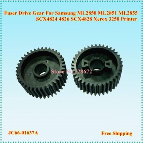 2 X JC66-01637A GEAR FUSER 37T Outer Fuser Drive for Samsung ML 2850 2851 2855 SCX 4824 4826 4828 for Xeroxs 3250 Printer