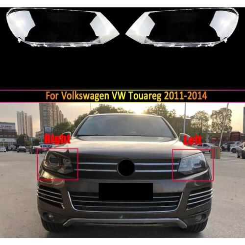 Car Headlamp Lens For Volkswagen VW Touareg 2011 2012 2013 2014 Car Headlight Headlamp Lens Auto Shell Cover