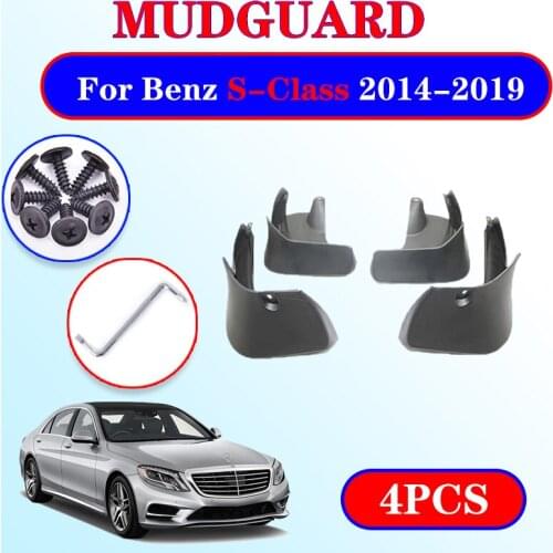 Mudflap for Mercedes Benz S Class W222 2014~2019 Fender Mud Guard Splash Flap Mudguard Accessories 2015 S350 S400 S450 S500 S600