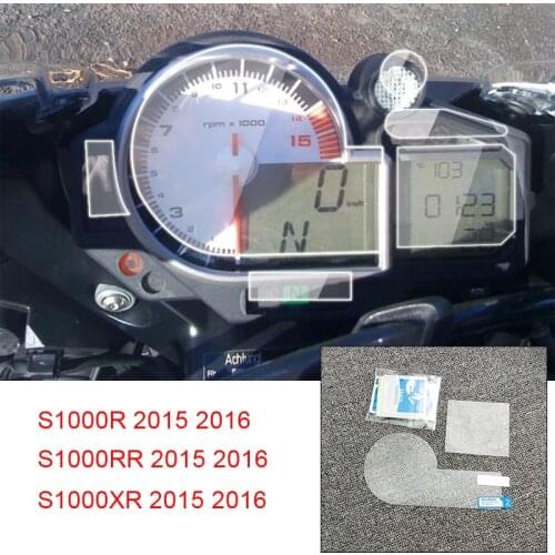 For BMW S1000R S1000RR S1000XR 2015 2016 Cluster Scratch Protection Speedometer Film Screen Protector