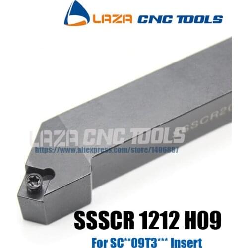 SSSCR1212H09 SSSCL1212H09 Indexable External turning tool holder,45 Deg Turning Cutter, SSSCR SSSCL Cut Tool Holder for SCMT09T3
