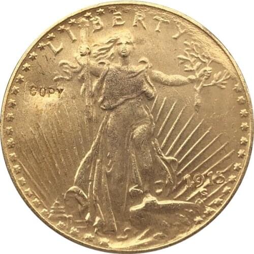 1915 $20 St. Gaudens Coin Copy Free shipping