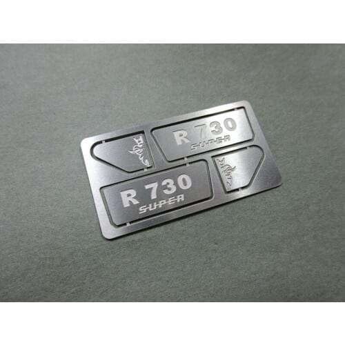 Wheel brow metal plate for tamiya 1/14th scale rc r620 56323 r730 r460 actros