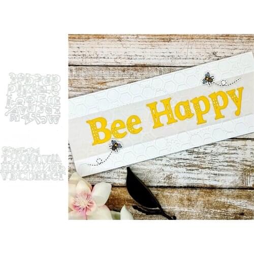 Letter Metal Cutting Dies for Scrapbooking Handmade Tools Mold Cut Stencil New 2021 DIY Card Make Mould Model Craft Decoration