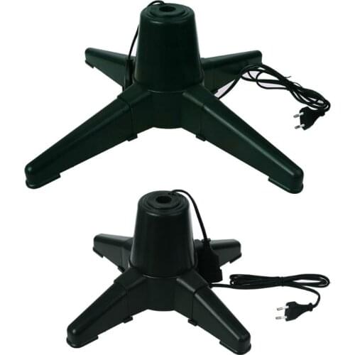 40/50cm Christmas Tree Electric Rotating Base Stand Plastic Bracket Xmas Tree Bottom Support Holder Christmas Decoration Access