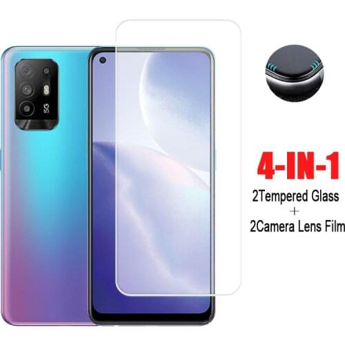 Full Glue Glass For Oppo Reno 5Z Screen Protector For Reno 5 Z 5 Lite 4 Z Tempered Glass Protective Phone Film For Reno5 Z 5G
