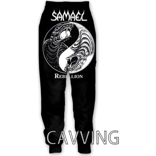 CAVVING 3D Print Samael Band Casual Pants Sports Sweatpants Straight Pants Sweatpants Jogging Pants Trousers