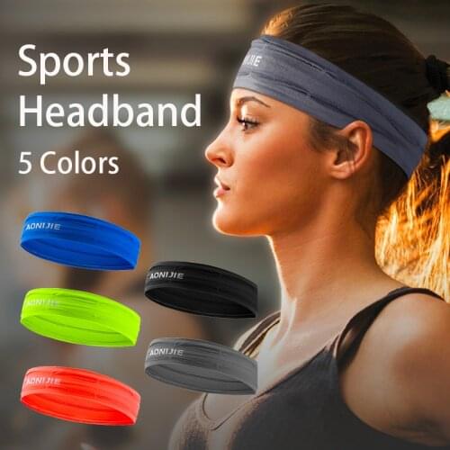 AONIJIE E4086 Workout Headband Non-slip Sweatband Wrist Band Soft Stretchy Bandana Running Yoga Gym Fitness Running Cycling