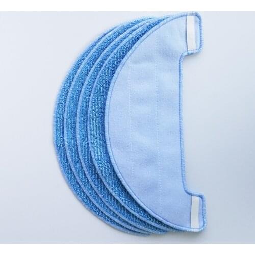 5pcs Vacuum Mop Cloth for Polaris PVCR 0726w 0826 0926w Robot Vacuum Cleaner Parts Cleaning Mop Clothes Replacement