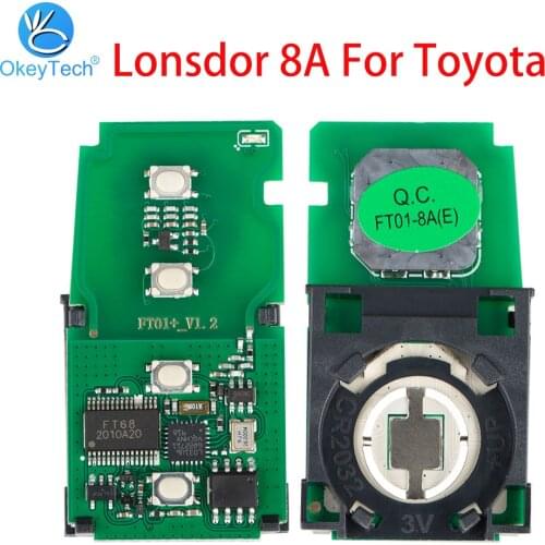Lonsdor 8A For Toyota For Lexus Universal Smart Key for K518 and KH100 Auto Key Programmer Universal Smart Key