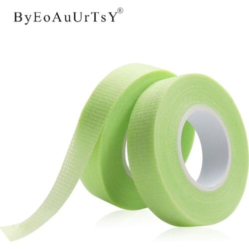 Eyelash Extension Green Tape Sticker Isolation With Holes Breathable Sensitive Resistant Non-woven Patches Eye Pads Makeup Tool