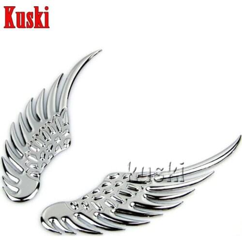 1 Pair Car Metal 3D Wings Car Sticker For Porsche 911 Cayenne Macan For Mini Cooper R56 R50 R53 F56 F55 R60 R57 Accessories