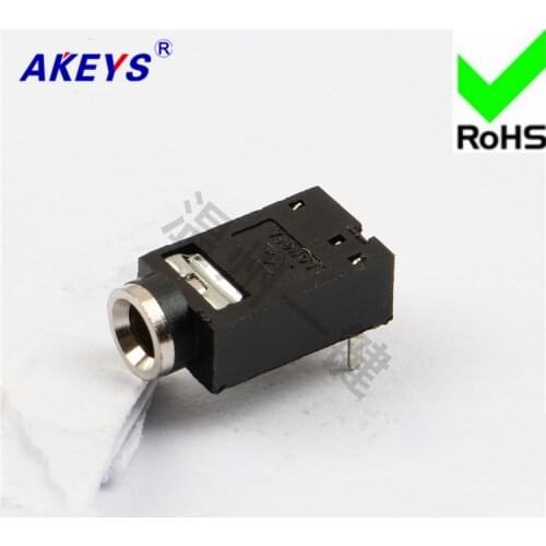 10 PCS PJ-318 Wenzhou first key 3.5 headphone socket pin 3.5 aperture headphone seat power socket