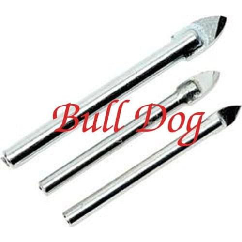 100pc/lot 6mm Tungsten Carbide TCT Glass Tile Drill Bit