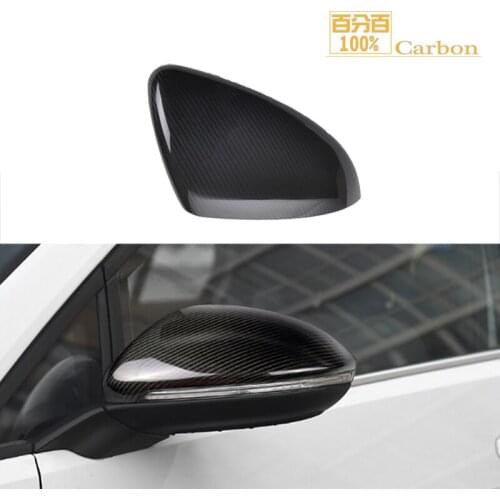 100% Carbon For Volkswagen Golf 7 Mirror Cover Add On Carbon Fiber