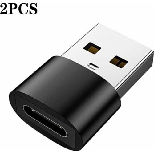 2PCS Universal Type C Adapter For Phone Tablet Mini Type-C Jack Splitter Mobile Smartphone USB C Connectors USB Charging Adapter