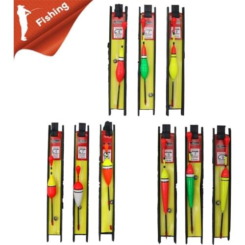 3pcs/lot Carp Fishing Line Bobber Group Fish Float Fishing Tackle China Hook Buoy Fish Floating Tiple Suit Accessories
