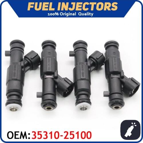4pcs/lot High Quality Car Fuel Injector Nozzle 35310-25100 For Hyundai Kia Carens Magentis Carnival 2.0L 3531025100
