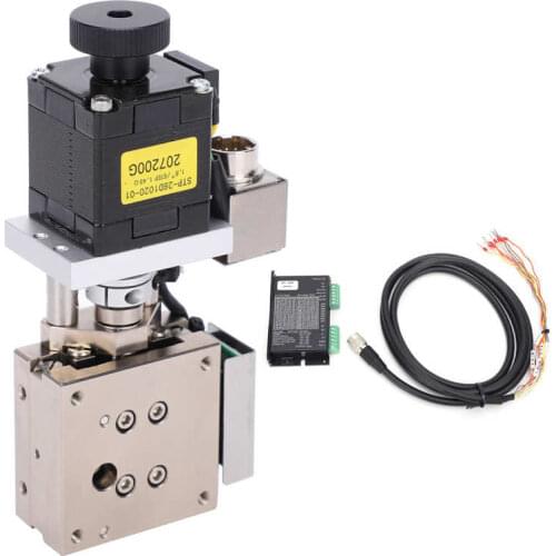 Automatic Slide Table Roller Guide Type X Sliding Stage with Drive Motor SPX415-L