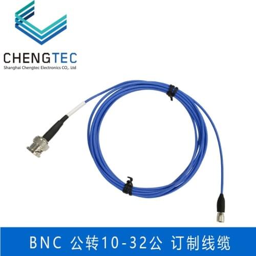 BNC Male to 10-32 Male Acceleration Sensor Connector Cable